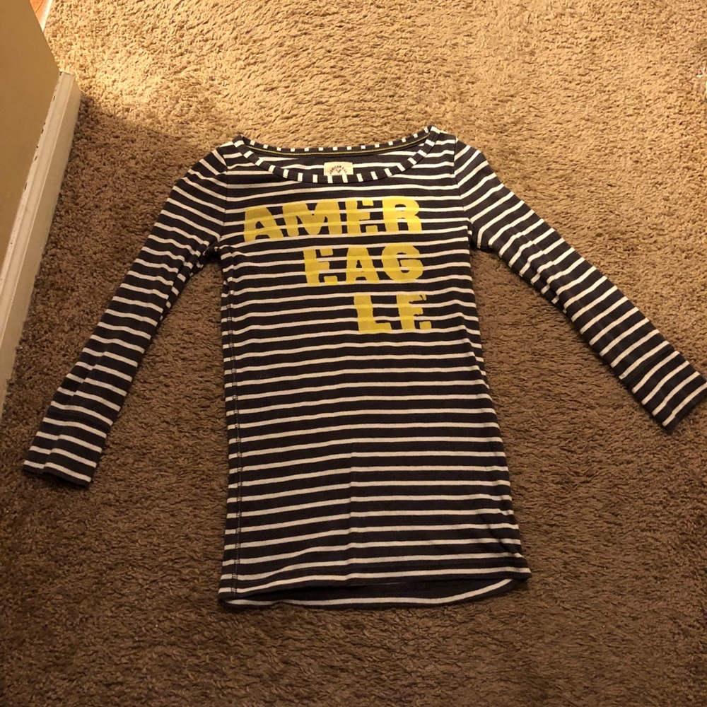 American Eagle Brand striped shirt
